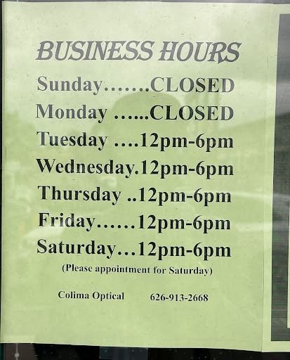 Colima Optometry Inc image