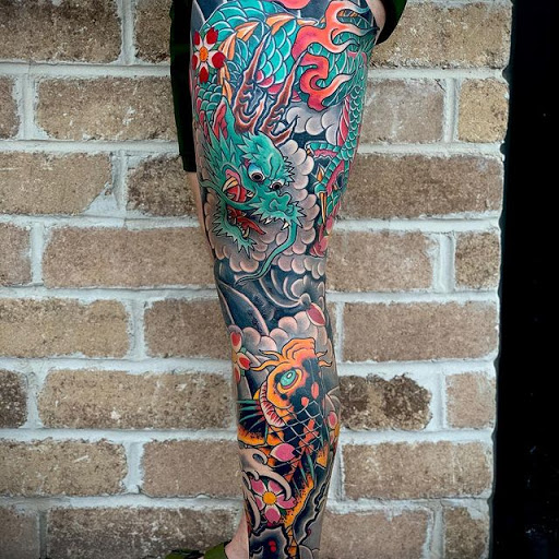Explore background tattoo ideas, creative tattoo ideas in Virginia Beach, available at Salt Water Tattoo