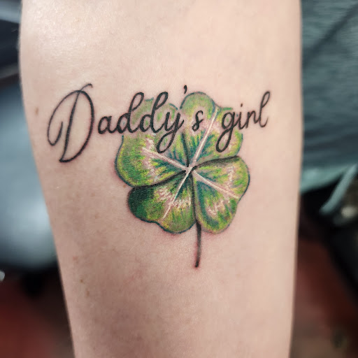 Explore disney thigh tattoo ideas, creative tattoo ideas in Inverness, available at The Perfect Spot Tattoos