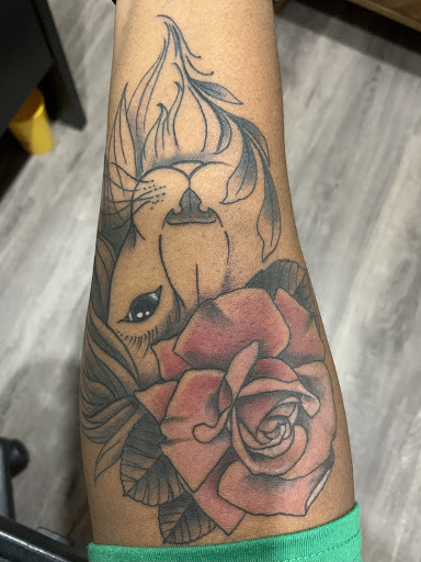 Explore lavender tattoo ideas, creative tattoo ideas in Johns Island, available at The Gilded Mermaid Tattoo Studio