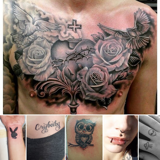 Explore long narrow tattoo ideas, creative tattoo ideas in Elko, available at Custom Tattoos and Body Piercing Studio