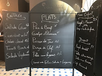 Carte du Restaurant l'Orangerie à Castelnau-de-Guers