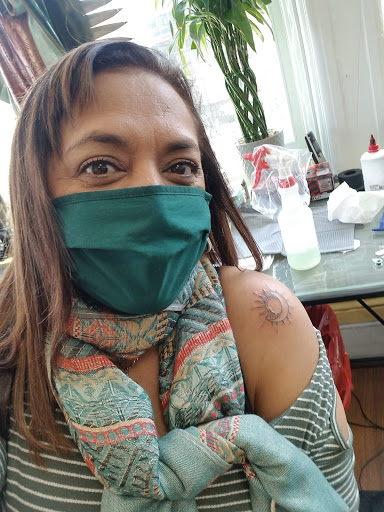 Explore full neck tattoo ideas for men, creative tattoo ideas in New Rochelle, available at Lupitas Tattoos