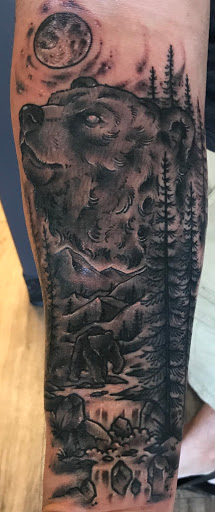 Explore brain tattoo ideas, creative tattoo ideas in Golden, available at Great Day Tattoo