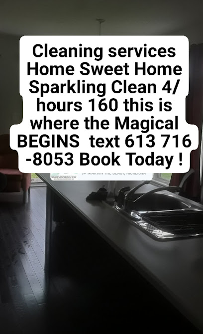 Cleaning services! Home Sweet Home Sparkling Clean