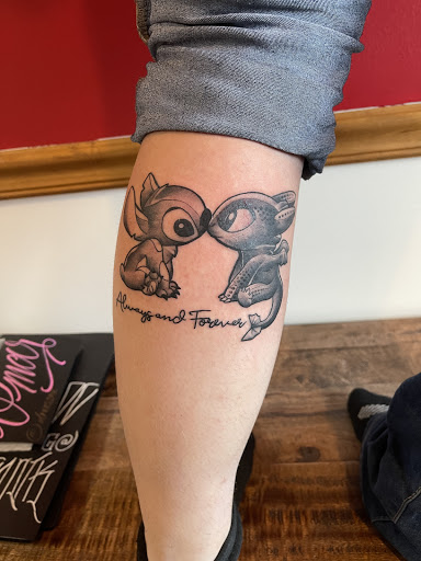 Explore sunshine tattoos ideas, creative tattoo ideas in Junction City, available at New Era Tattoo Studio