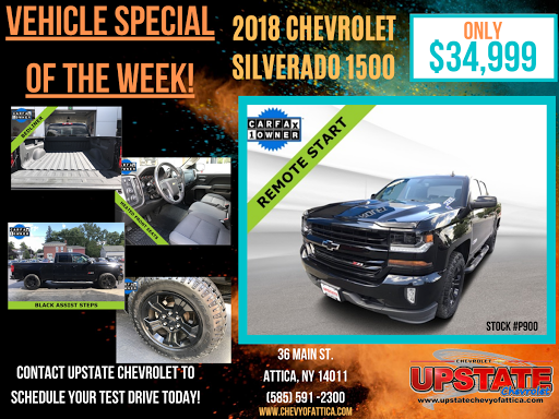 Chevrolet Dealer «Upstate Chevrolet», reviews and photos, 36 Main St, Attica, NY 14011, USA