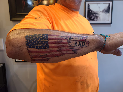 Explore joker tattoo ideas for guys, creative tattoo ideas in Newburgh, available at Outlaw Ink