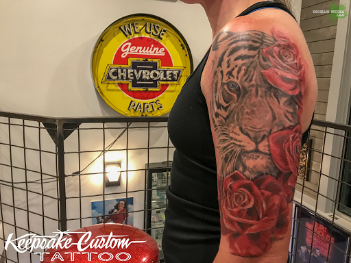 Explore back of hand tattoo ideas, creative tattoo ideas in Salisbury, available at Keepsake Custom Tattoo & Body Piercing Laser Tattoo Removal