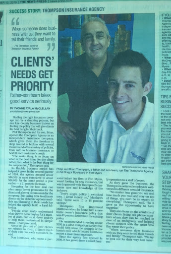 Insurance Agency «The Thompson Agency FL Insurance», reviews and photos