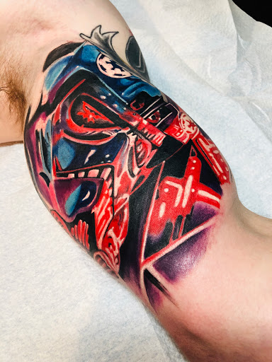 Explore smile tattoo ideas, creative tattoo ideas in Junction City, available at Junction City Tattoo