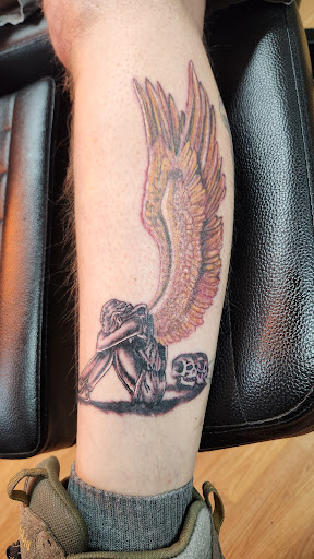 Explore m tattoo ideas, creative tattoo ideas in Menomonee Falls, available at Color Bomb Tattoo Shop and Body Piercing