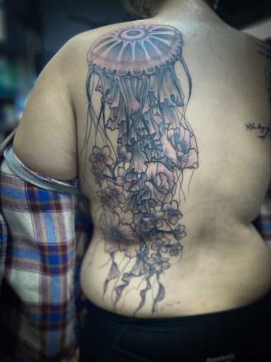 Explore family birth flower tattoo ideas, creative tattoo ideas in Oregon City, available at Lucky Supreme Tattoo