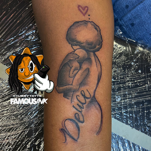 Explore behind the ear tattoo ideas for guys, creative tattoo ideas in Hammond, available at Famous Ink, Inc.