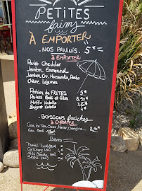 Restaurant Bikini plage à Sète (la carte)