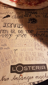 Carte du L'Osteria Karlsruhe à Karlsruhe