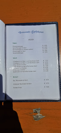 Restaurant Brauneck-Gipfelhaus à Lenggries - menu / carte