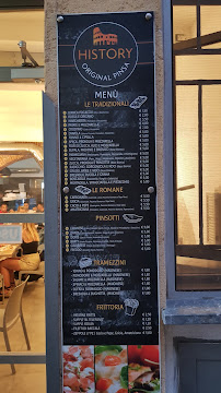 Pizzeria History Pinsa à Cefalù - menu / carte