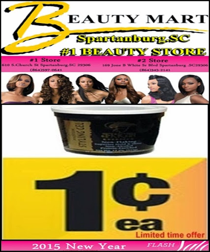 Beauty Supply Store «Beauty Mart#2», reviews and photos, 169 John B White Sr Blvd, Spartanburg, SC 29306, USA
