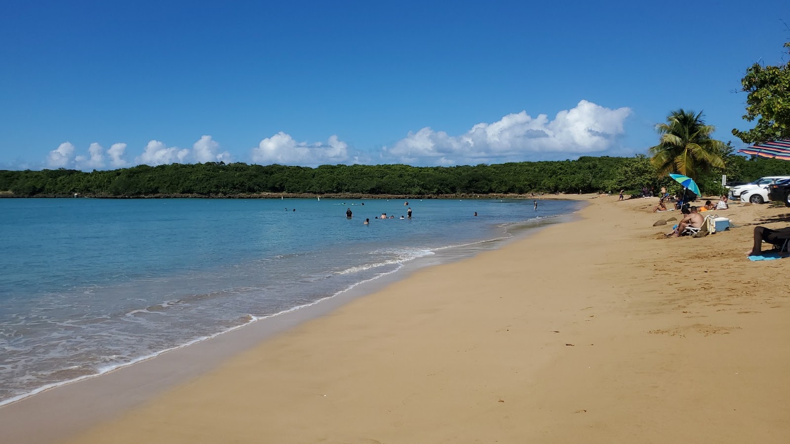 Foto van Playa Vacia Talega met helder fijn zand oppervlakte