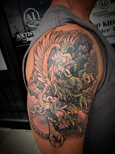 Explore philly tattoo ideas, creative tattoo ideas in Katy, available at Artistic Impressions Tattoo Studio