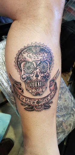 Explore lower arm sleeve tattoo ideas, creative tattoo ideas in Venice, available at House of Ink