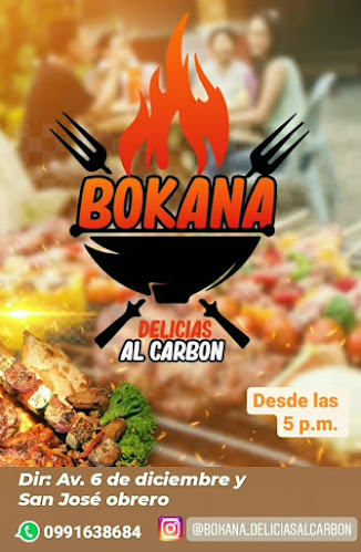Opiniones de Bokana Delicias al Carbón en Esmeraldas - Restaurante