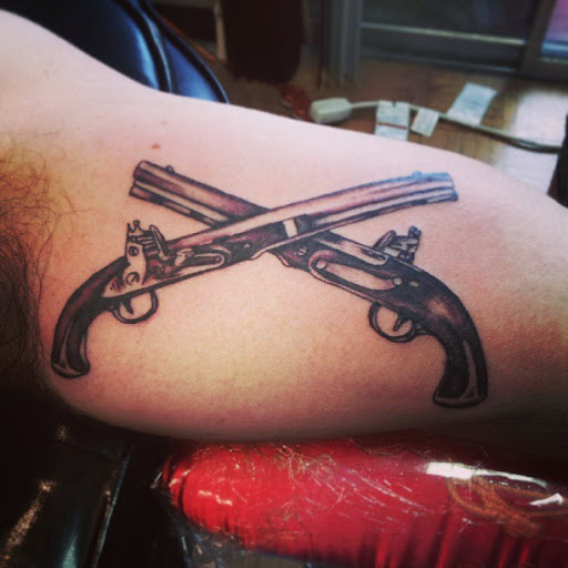 Explore birth date tattoo idea, creative tattoo ideas in Hood River, available at Hood River Tattoo