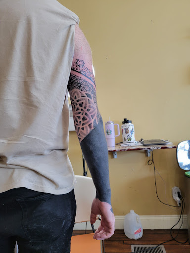 Explore firefighter tattoo sleeve ideas, creative tattoo ideas in Grand Rapids, available at Meeting house tattoo