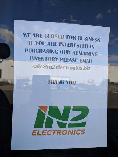 Electronic Parts Supplier «IN2 Electronics», reviews and photos, 1545 Industrial Way, Sparks, NV 89431, USA
