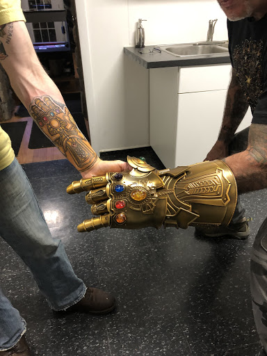 Explore grandchildren tattoo ideas for men, creative tattoo ideas in New Preston Marble Dale, available at Mammoth Ink Tattoo