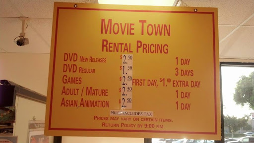 Video Game Rental Store «Movie Town Video Rentals», reviews and photos, 618 S Brookhurst St, Anaheim, CA 92804, USA