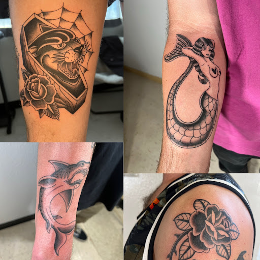 Find creepy tattoo ideas for your next unique tattoo in Orange at Top Floor Tattoo Studio