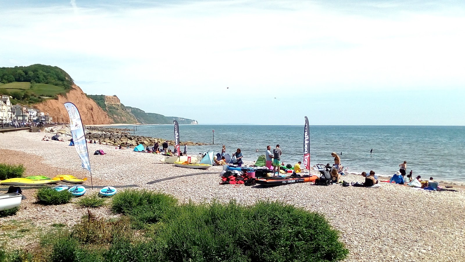 Foto van Peak Hill met turquoise water oppervlakte