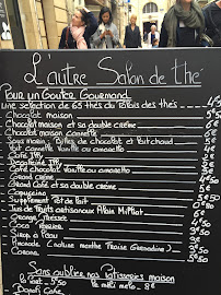 Menu / carte de L'Autre Salon de Thé à Bordeaux