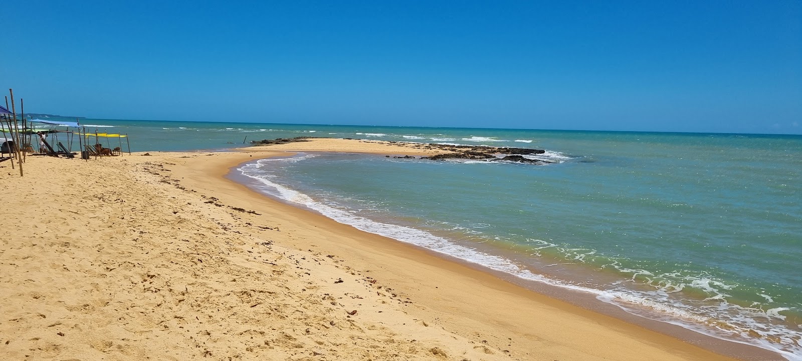 Foto de Praia da Barra de Caraíva com areia bege superfície