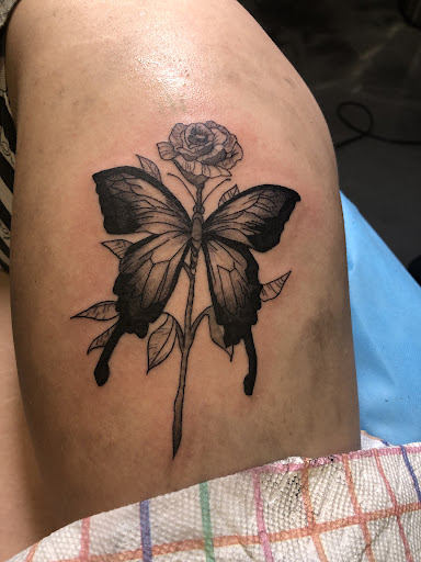 Explore tattoo scar ideas, creative tattoo ideas in Dallas, available at Sinners Tattoo Studio and Supply