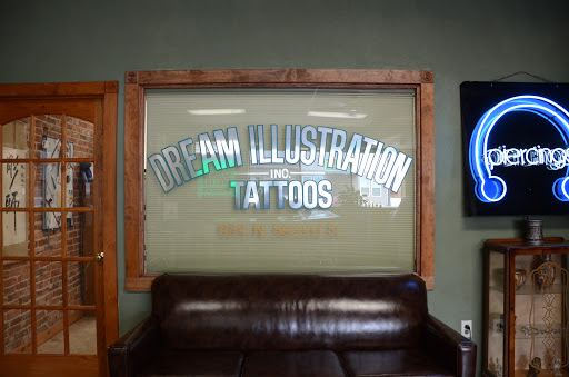 Explore tattoo scroll ideas, creative tattoo ideas in Chillicothe, available at Dream Illustrations