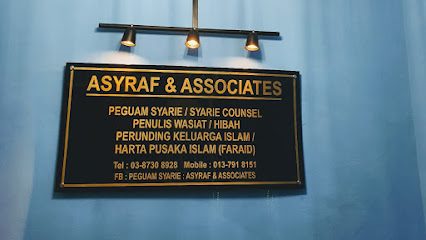 Peguam Syarie : Asyraf & Associates