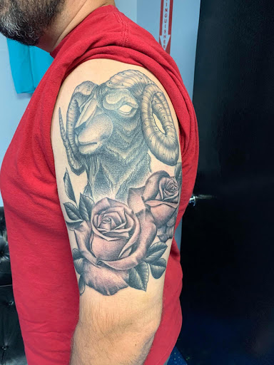 Explore alligator tattoo ideas, creative tattoo ideas in Roanoke, available at Saint Cecilias Art Studio