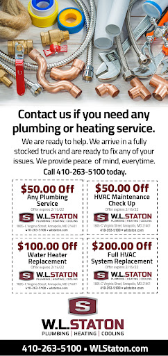 Plumber «W.L. Staton Plumbing», reviews and photos, 1797 Virginia St, Annapolis, MD 21401, USA