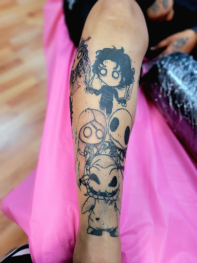 Explore sunshine tattoos ideas, creative tattoo ideas in Benton, available at Spectrum Tattoo