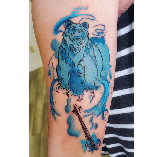 Explore stitching tattoo ideas, creative tattoo ideas in Shelbyville, available at The Copper Phoenix