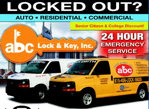 Locksmith «ABC Lock & Key Inc», reviews and photos, 2424 Nolensville Pike, Nashville, TN 37211, USA