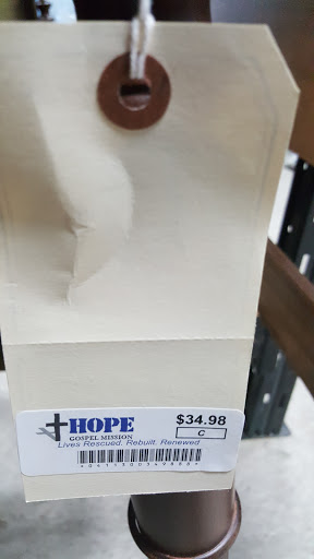 Thrift Store «Hope Gospel Mission Bargain Center», reviews and photos, 2511 W Moholt Dr, Eau Claire, WI 54703, USA
