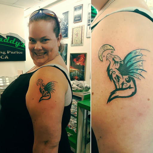 Explore minimalist tattoo ideas with meaning, creative tattoo ideas in Redding, available at Caddy Daddys