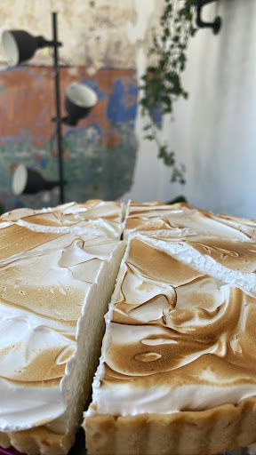 Tarta de limón con merengue