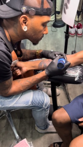 Explore angel and demon tattoo ideas, creative tattoo ideas in Atlanta, available at Iron Palm Tattoos & Body Piercing Atlanta