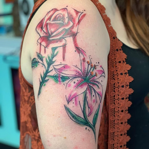 Explore scarface tattoo ideas, creative tattoo ideas in Reno, available at Evolution Tattoo