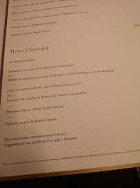 Restaurant le Meurice Alain Ducasse à Paris menu